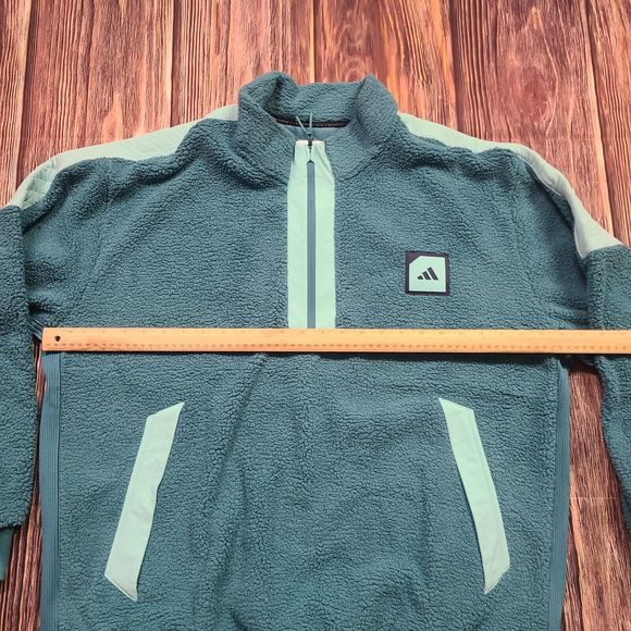 Adidas Jacket Mens XL AdiCross Padded Fleece Artic Fusion Blue IB1972 Golf ADX - Picture 13 of 16